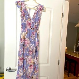 Band of Gypsies Floral Maxi Dress